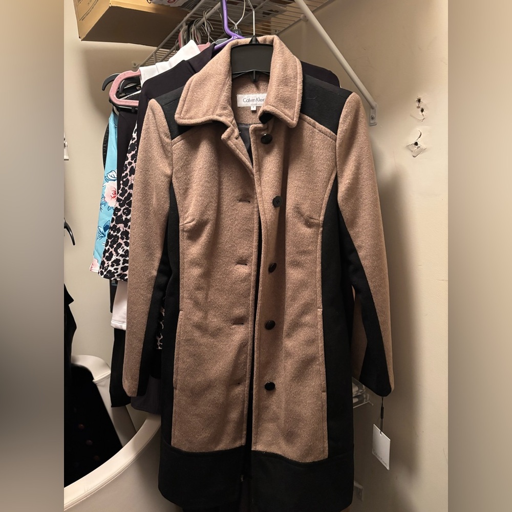 Calvin Klein Long Wool Coat